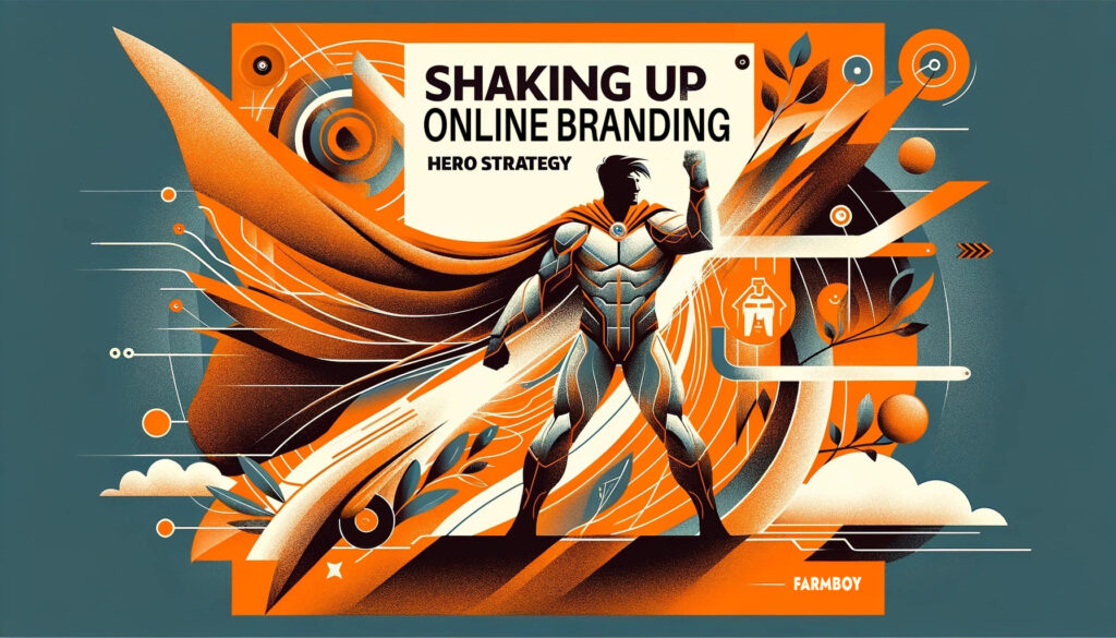 blog graphic saying Shaking up the online branding from Farmboyinc.