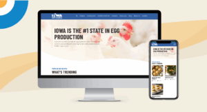 Iowa Egg Council Non Profit web page